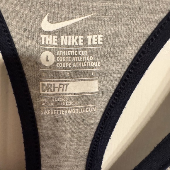 UNC Nike Gray Dri-FIT Tank - Picture 3 of 5